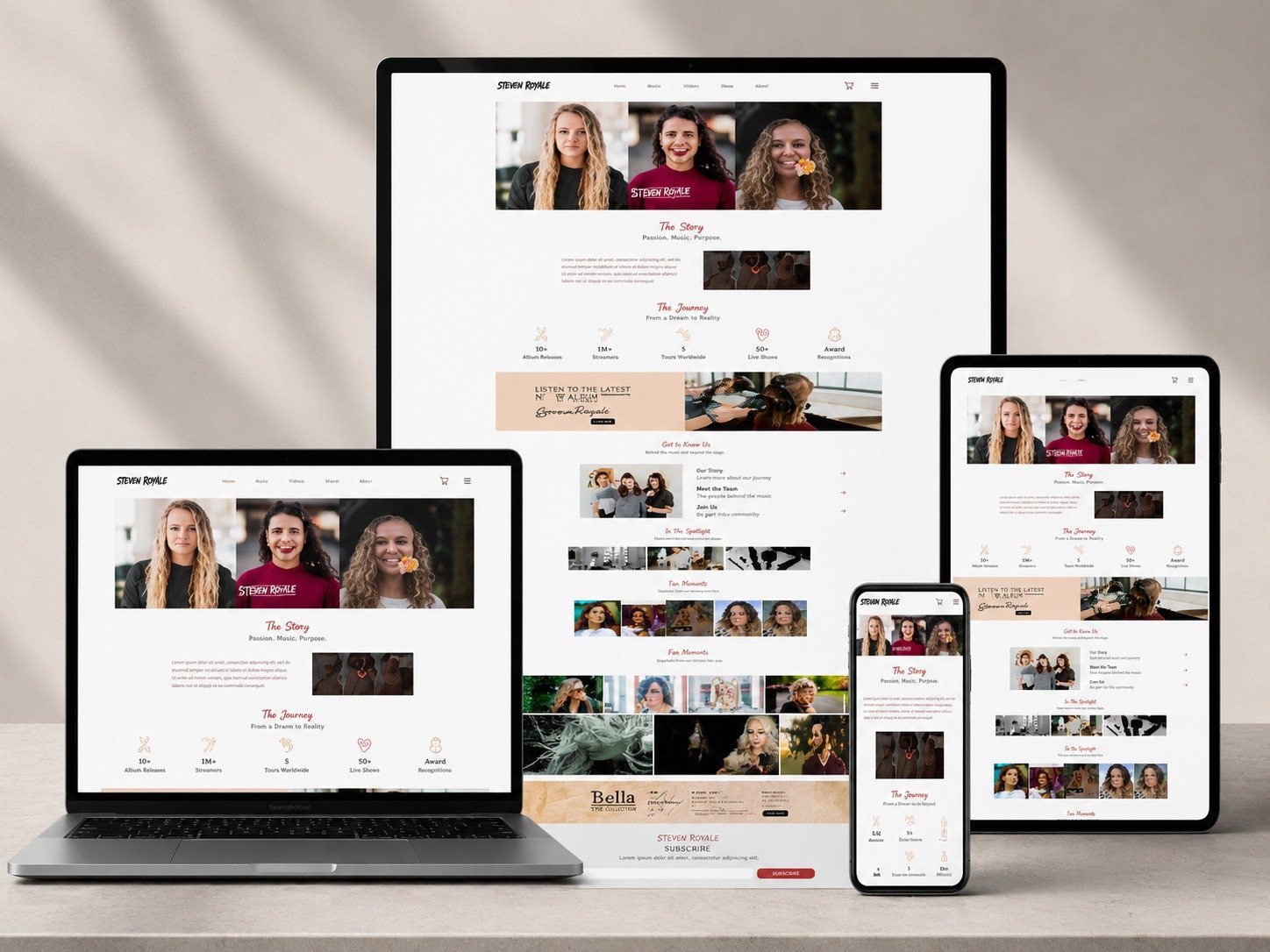 Campaign landing page