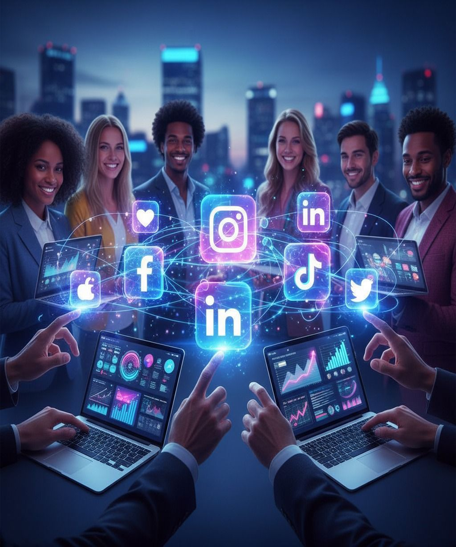 Social Media Management Services - Facebook Instagram LinkedIn Marketing